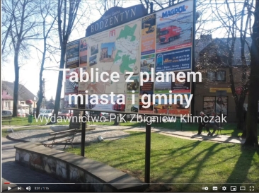 Tablice z planem miasta, mapą gminy, powiatu Wydawnictwo PiK